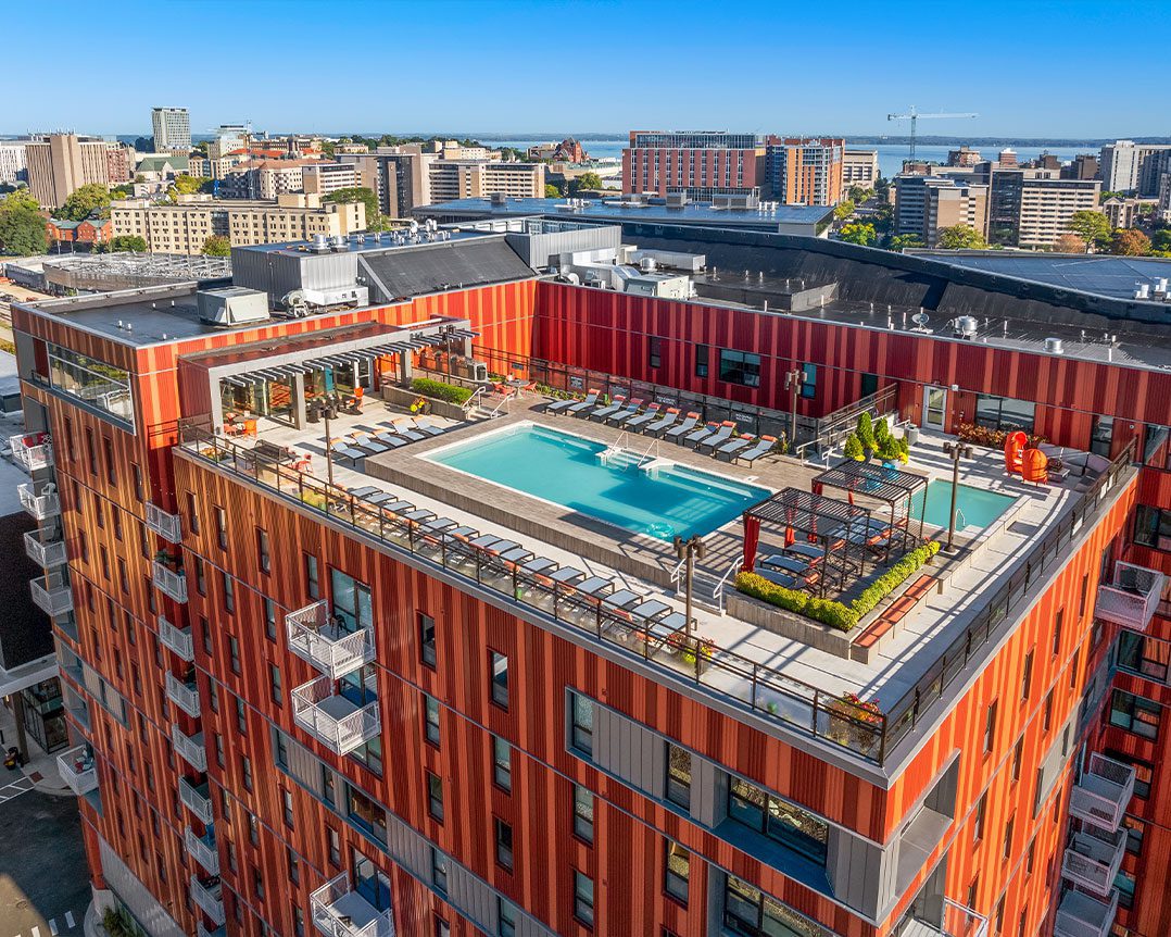 Rooftop pool